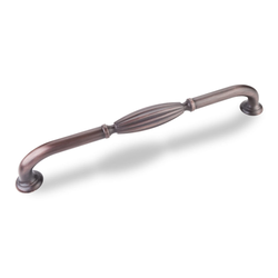 Glenmore 12 Inch Center to Center Dark Brushed Antique Copper Cabinet Pull