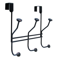 9-3/4 Inch Length Decorative Hooks Over-the-Door Multiple, Oil-Rubbed Bronze