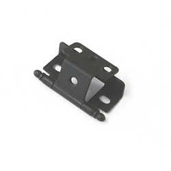Full Inset Ball Tip Hinge Flat Black, Sold Each