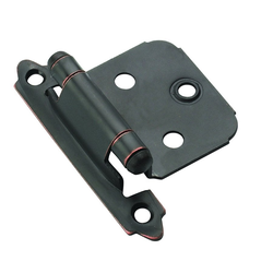 Variable Overlay Hinge 1-13/16 Inch Width, Oil-Rubbed Bronze, 10 Pack