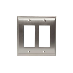 15% OFF Candler Two Rocker Wall Plate Satin Nickel