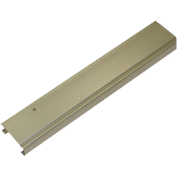  Johnson Hardware 1138 Series Aluminum 70" Length Bypass Track, 2-3/8" Width x 1" Height, Goldtone 
