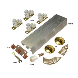 5% OFF Johnson Hardware 138F Series 72" Length 2-Door Bypass Track and Hardware Set, 3-1/2" Width x 2-3/16" Height Track