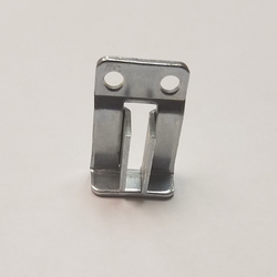  Hanging File Rail Mounting Clip, Face Mounted, Zinc