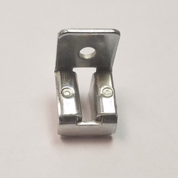  Hanging File Rail Mounting Clip, Top Mounted, Zinc 