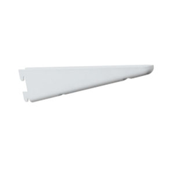  KV #182 Steel Adjustable 14-1/2 Inch Deep Shelf Bracket, Double Slotted for use with #82 Wall-Mounted Standards, White