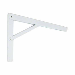206 Folding L Bracket 16 inch White