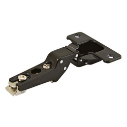  KV 8080/8092 Full Inset, 35mm Bore, Self-Close Pocket Door Hinges (2), Requires Mounting Plates Sold Separately, Black 