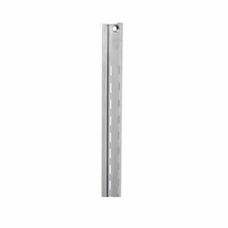 60 Inch Length KV # 85 Double Slot Heavy Duty Steel Shelf Standard for KV 185 Series Brackets, Anochrome