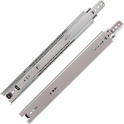  KV 8815 Heavy-Duty 28" Length Side-Mount Full-Extension with 1" Overtravel Drawer Slides, 190 lb. Load Rated, Pair 