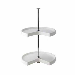 2 Shelf Kidney 24"- White