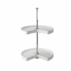 2 Shelf Kidney 32"- White