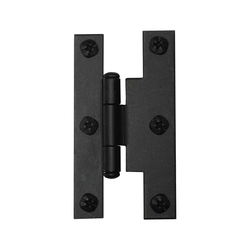 Smooth Iron 3/8 inch Offset "H inch Hinge Black Iron
