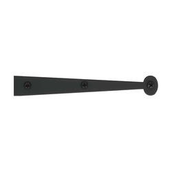 Smooth Iron Dummy Hinge 5-7/8 inch Long Black Iron