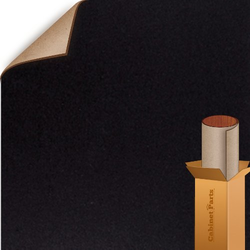 Black Textured Finish 4 ft. x 8 ft. Vertical Grade Laminate Sheet