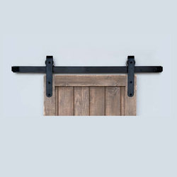 Designer Barn Door Rolling Hardware and 5 feet Track Smooth Iron