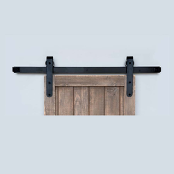Designer Barn Door Rolling Hardware and 6 feet Track Smooth Iron