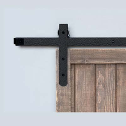 Designer Barn Door Rolling Hardware Rough Iron