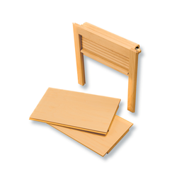 16% OFF Solid Wood Tambour and Face Frame Appliance Garage Kit for 24 x 24 Inch Cross Corner Wall Cabinet including Spring Tension Track and End Panels, 18-1/2 Height, Maple