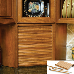 15 inch Wide Tambour Door Kit, Hickory