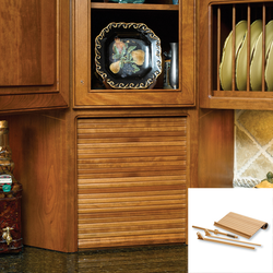 15 inch Wide Tambour Door Kit, Red Oak