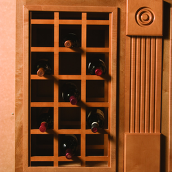 17X29 Sonoma Wine Rack Panels-Cherry