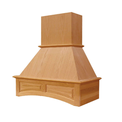 36 Inch Width Arched Signature Range Hood (Wall Mount Chimney Sold Separately), Maple