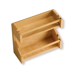 Adjustable Spice Rack 8-3/4 inch L Maple