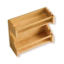 Adjustable Spice Rack 11-3/4 inch L Maple
