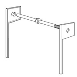  Tambour Door Spring Tension Track System for Frameless Cabinet Construction, 30 Inch Maximum Opening Width, 18 Inch Height, Almond