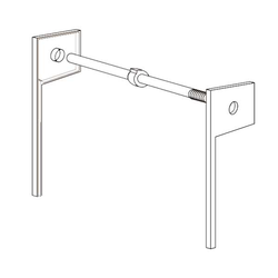  Tambour Door Spring Tension Track System for Frameless Cabinet Construction, 36 Inch Maximum Opening Width, 18 Inch Height, Almond
