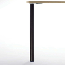 34-1/4 Inch Height Prisma Table Leg Set of 4, Black Matte