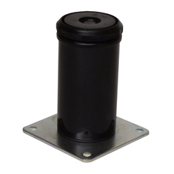 Camar 4 inch Como Leg Plate Mount-Black Gloss