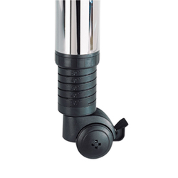 PMI Lockable Caster assembly for 2-3/8" Diameter Zoom Legs, Adds 2-1/2" to Leg Height