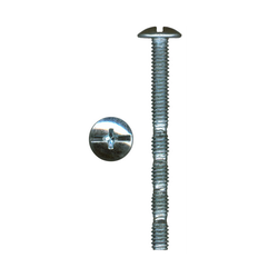 Breakaway (Cut-To-Length) #8 x 1-3/4" Length (45mm) Length Zinc Hardware Screws (25 Pack