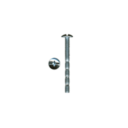 Breakaway (Cut-To-Length) M4 Metric Threaded x 1-3/4" (45mm) Length Zinc Hardware Screws (25 Pack)