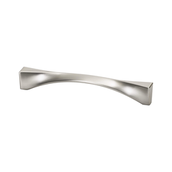 Spiral Pull 6-5/16 inch Center to Center Brushed Nickel