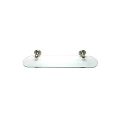 Oval Glass Shelf Kit Brushed Nickel