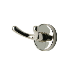 Double Robe Hook Polished Nickel