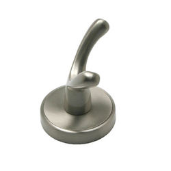 Double Robe Hook Brushed Nickel