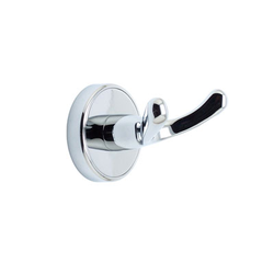 Double Robe Hook Polished Chrome