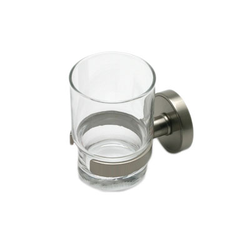 Wall Mount Tumbler Holder Brushed Nickel