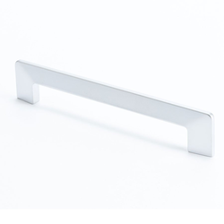 Edge 6-5/16 Inch Center to Center Dull Chrome Cabinet Pull
