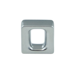 Dual 5/8 Inch Center to Center Dull Chrome Cabinet Pull