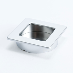 Stylus 1-7/8 Inch Diameter Dull Chrome Recess Pull