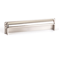 Recess 8-3/8 Inch Length Brushed Nickel Recess Pull
