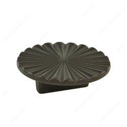 Art Deco 1-1/4 Inch Center to Center Old America Cabinet Pull