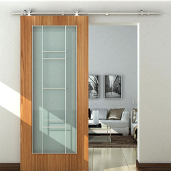 10% OFF Industrial Stainless Steel Barn Door Hardware Set