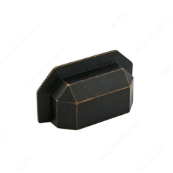 Traditional Cast Iron 2-1/2 Inch Center to Center Florentine Bronze Cabinet Cup Pull
