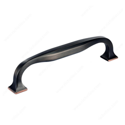 Grace 5-1/16 Inch Center to Center Brushed Oil-Rubbed Bronze Cabinet Pull